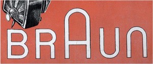 Das erste Logo von Braun